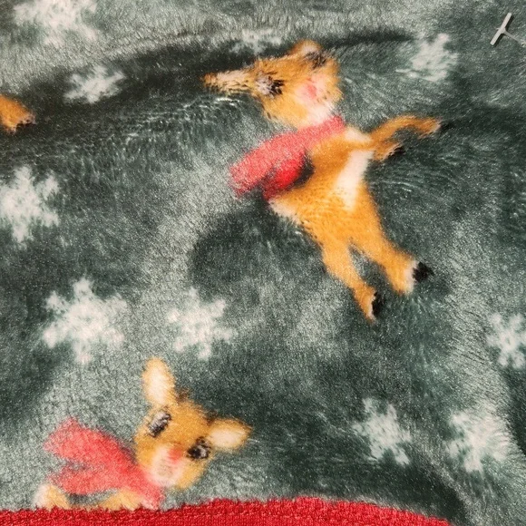 Rudolph the Red-Nosed Reindeer Holiday Dog Pajamas - Green and Red - Picture 3 of 7